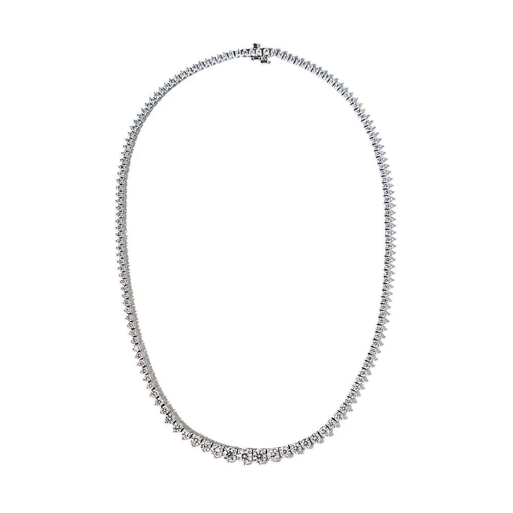 Solitaire Drop Diamond Necklace