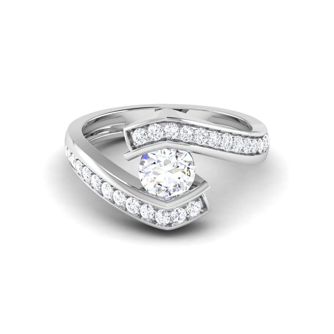 Aliana Round Solitaire Ring