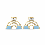 Rainbow Diamond Kids earrings