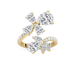 Khloe Diamond Toi et Moi Ring