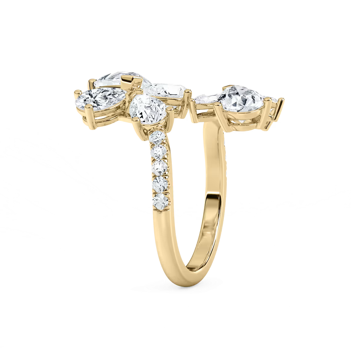 Khloe Diamond Toi et Moi Ring