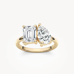 Twin Flame Toi et Moi Diamond Ring