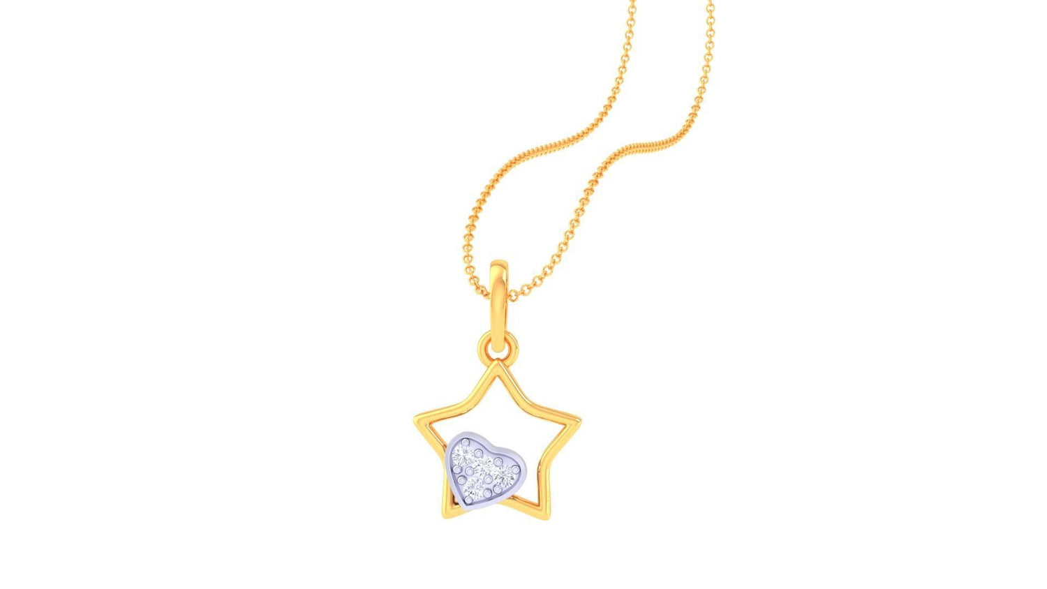 Lyric Diamond Kids Pendant (Without Chain)