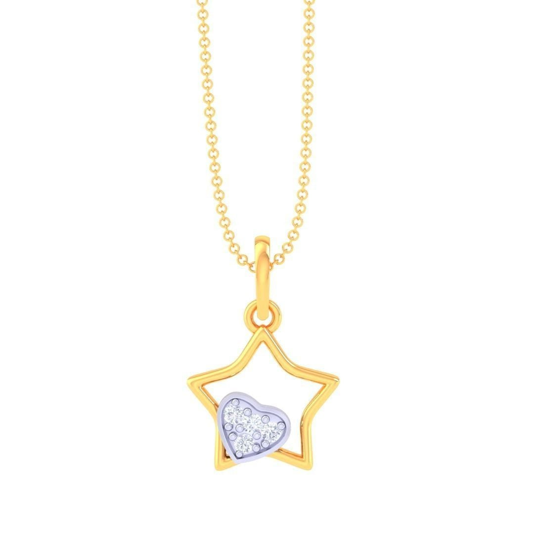 Lyric Diamond Kids Pendant (Without Chain)