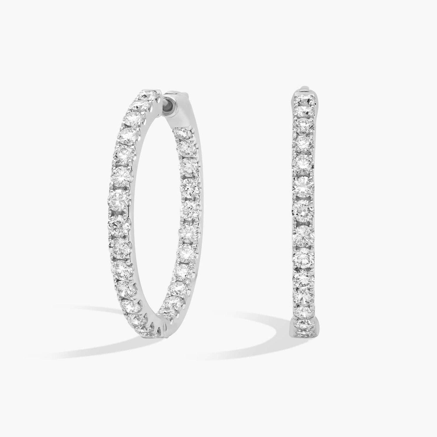 Zavian Diamond Hoops
