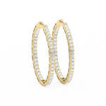 Zavian Diamond Hoops