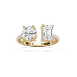 Zinnia Diamond toi et moi Ring