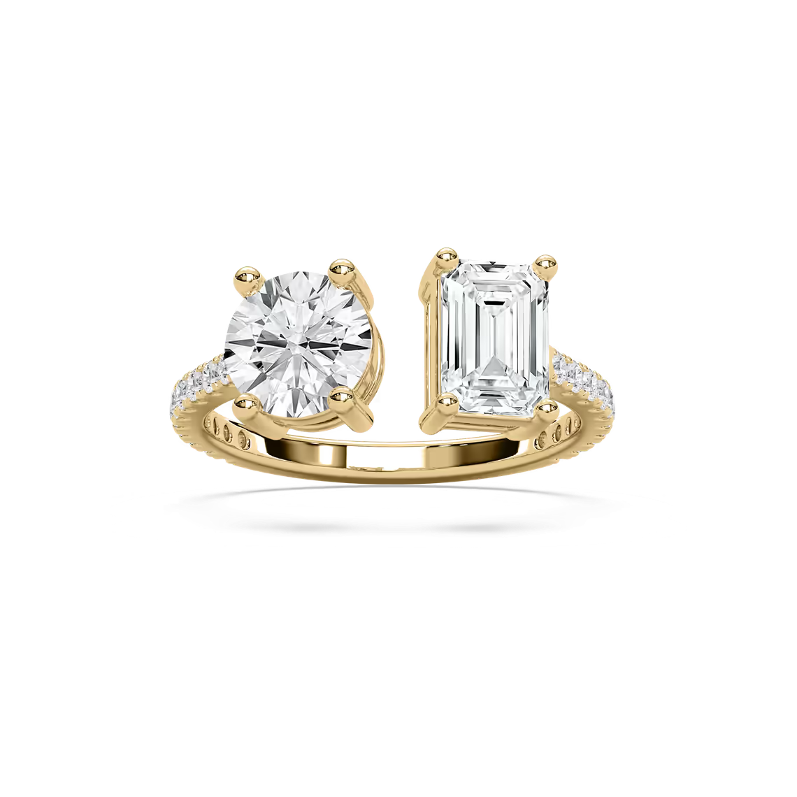 Zinnia Diamond toi et moi Ring