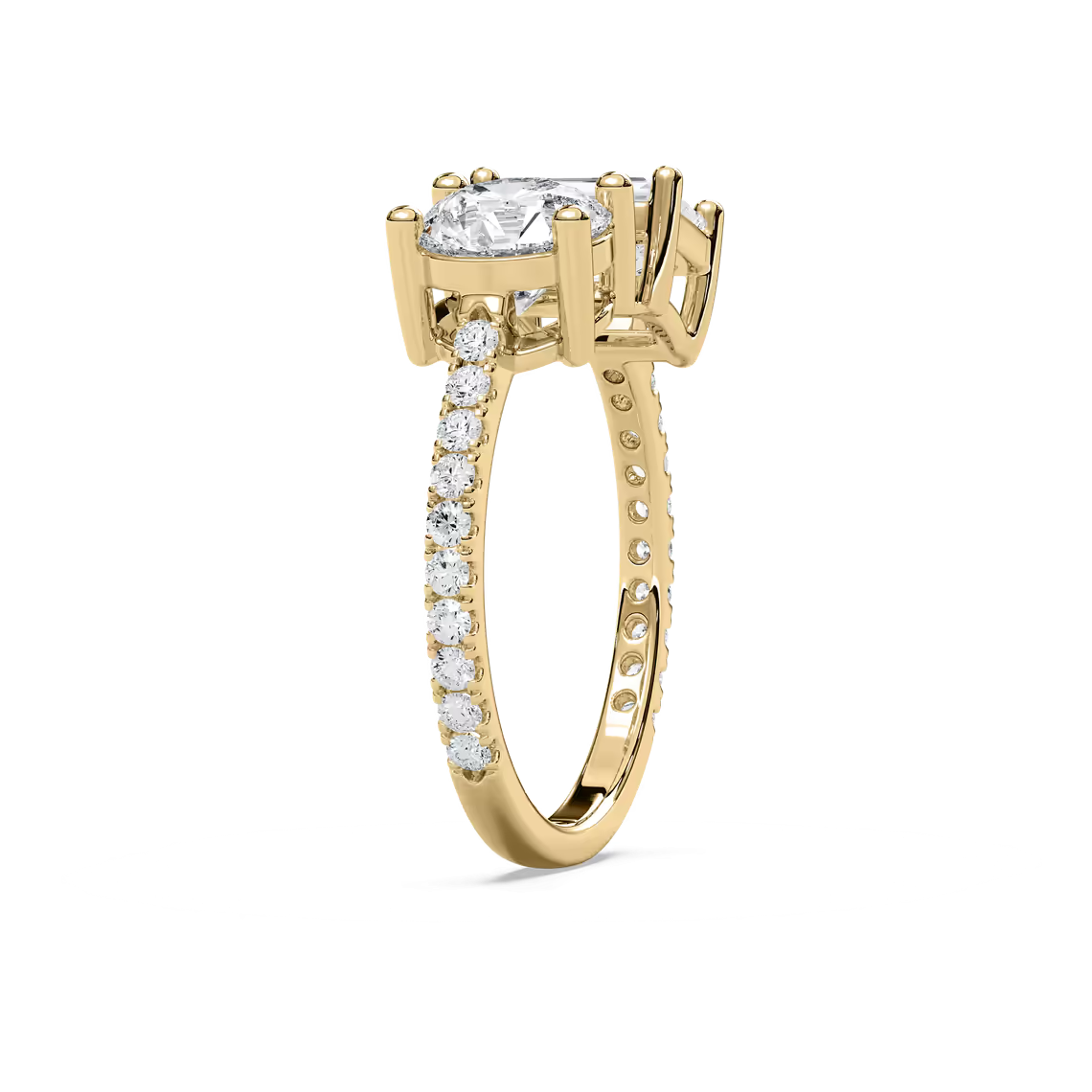 Zinnia Diamond toi et moi Ring