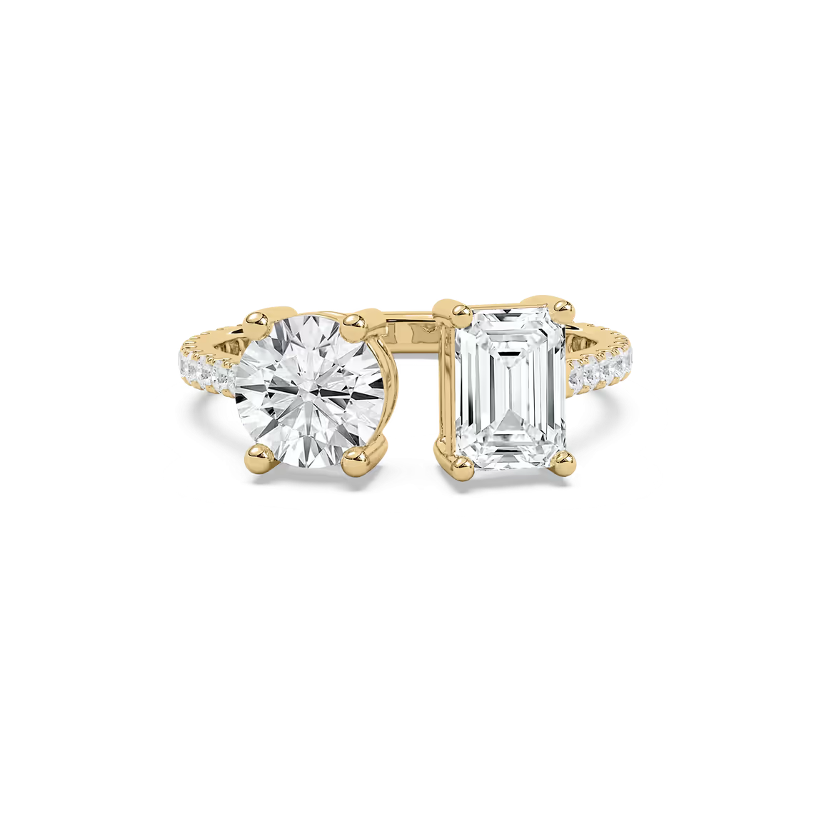 Zinnia Diamond toi et moi Ring