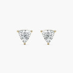 Trillion Diamond solitaire earrings