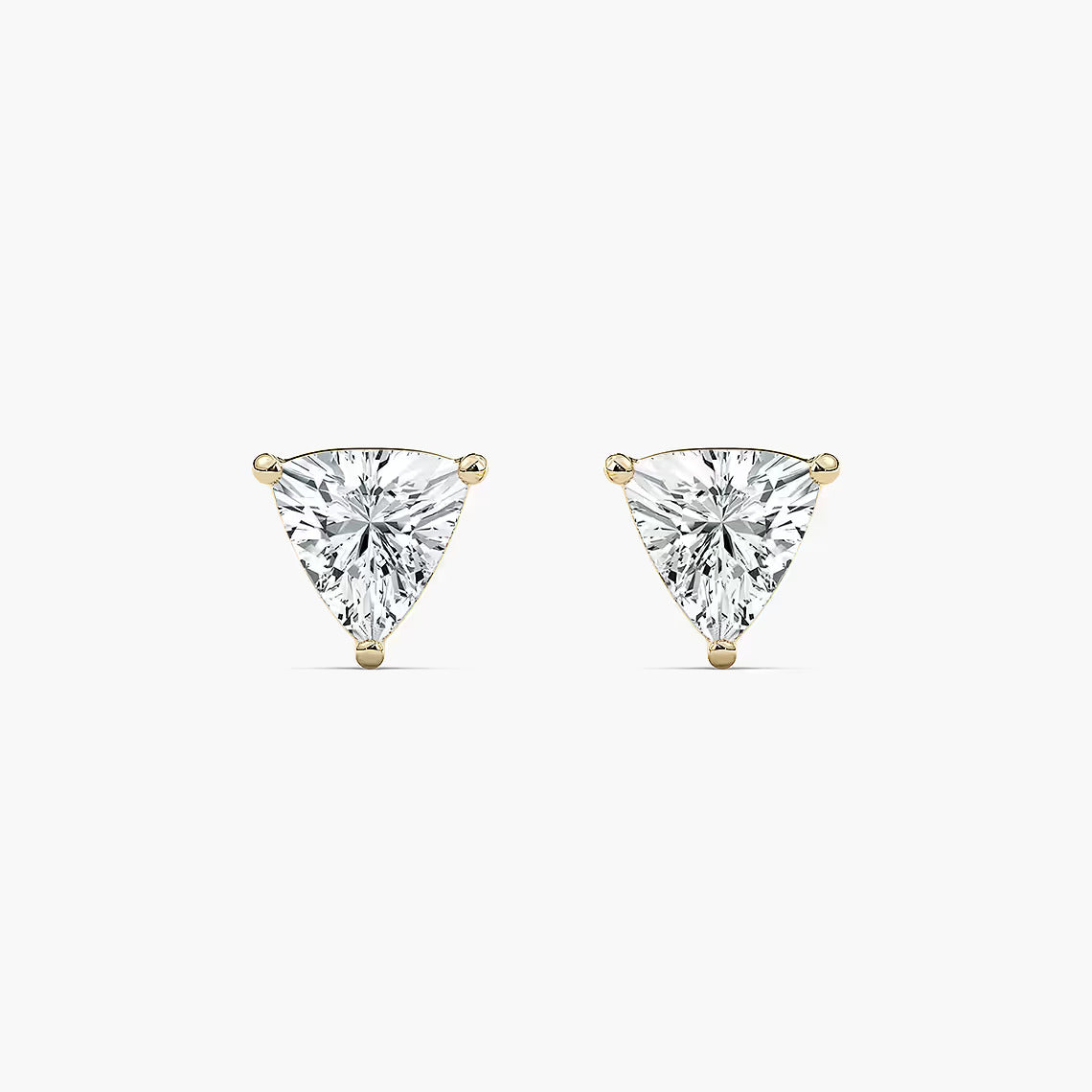 Trillion Diamond solitaire earrings