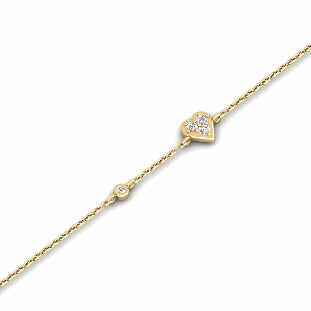 Heart Diamond Kids Bracelet