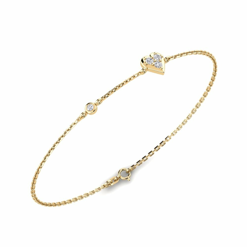 Heart Diamond Kids Bracelet