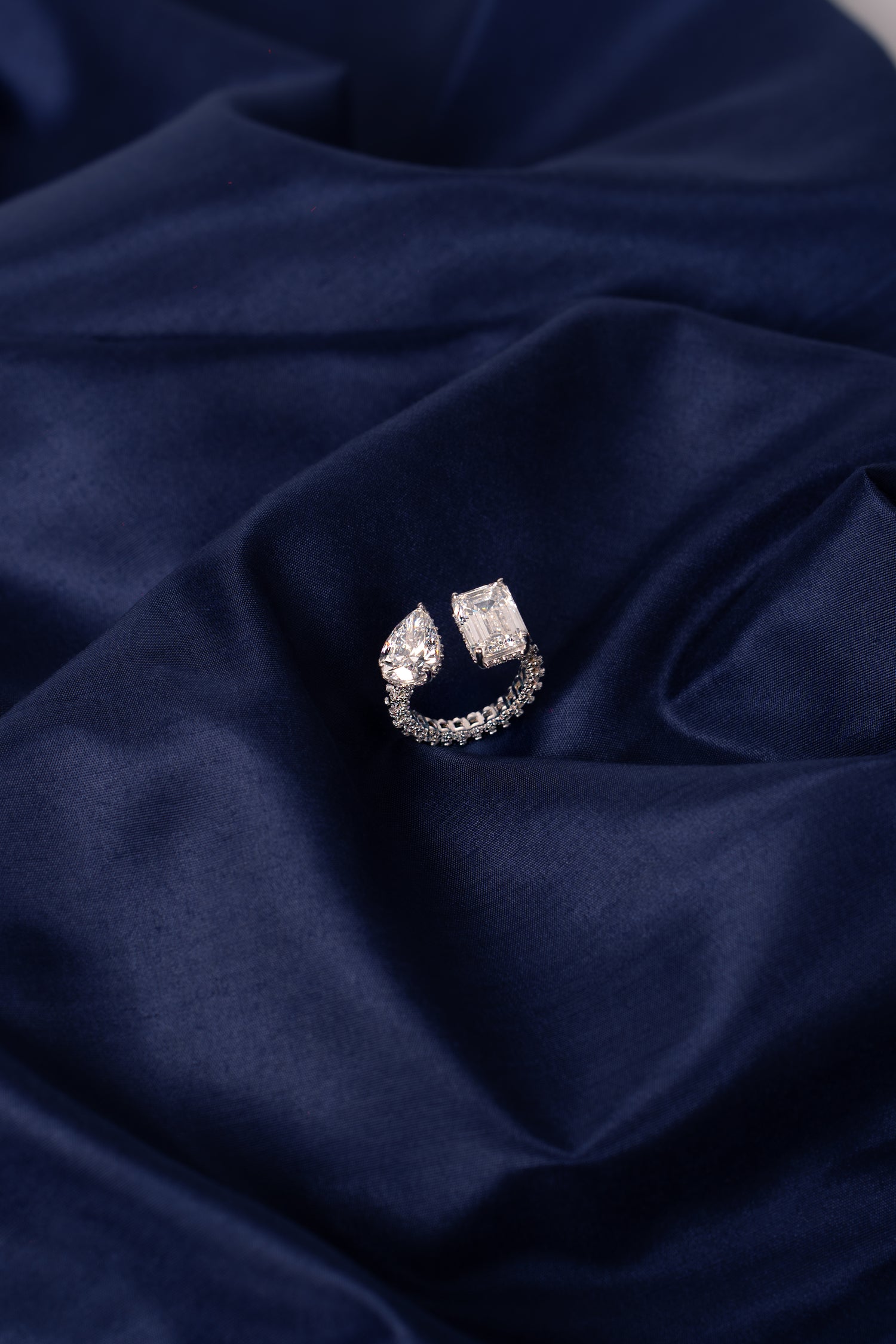 Cuff Diamond Ring
