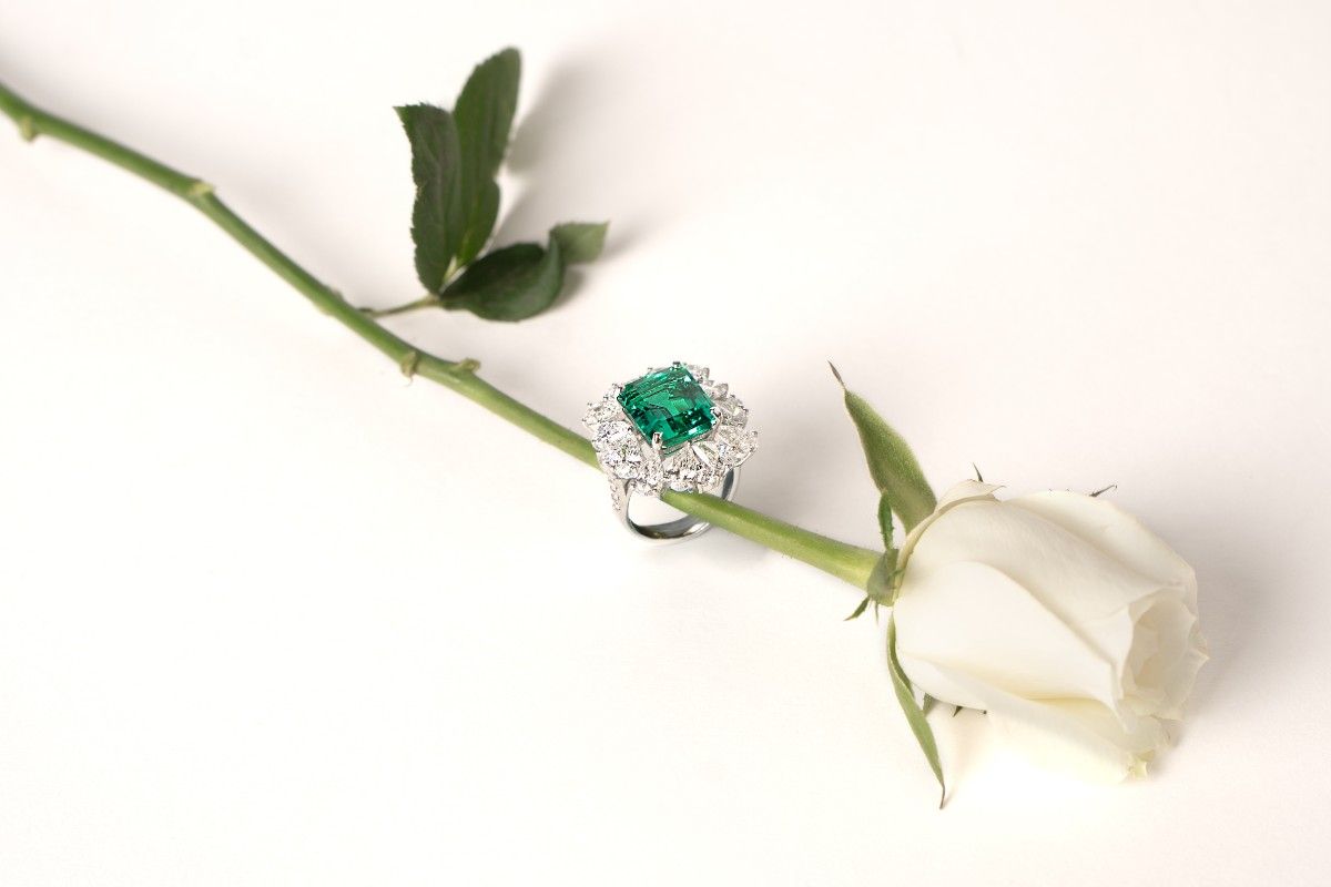 Emerald Cocktail Ring