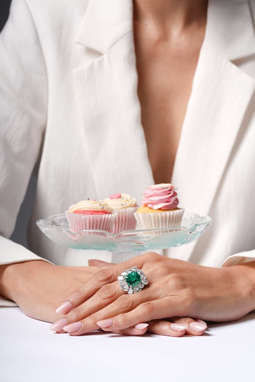 Emerald Cocktail Ring