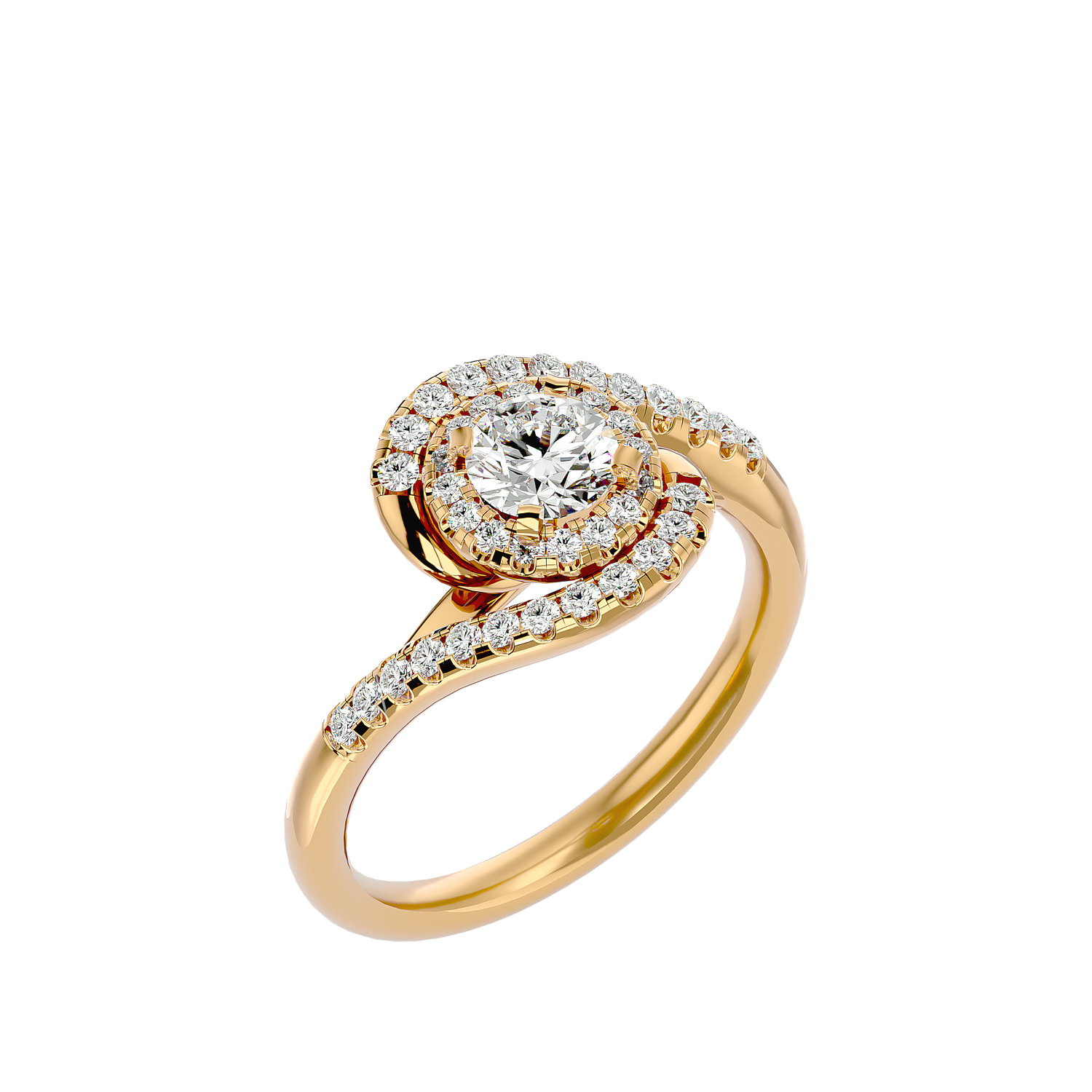 Isabela Round Solitaire Ring