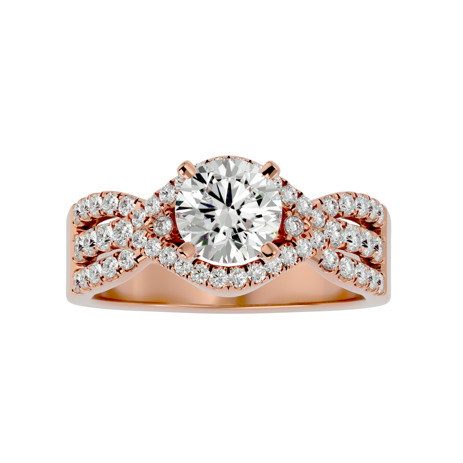 Zaria Round Solitaire Ring