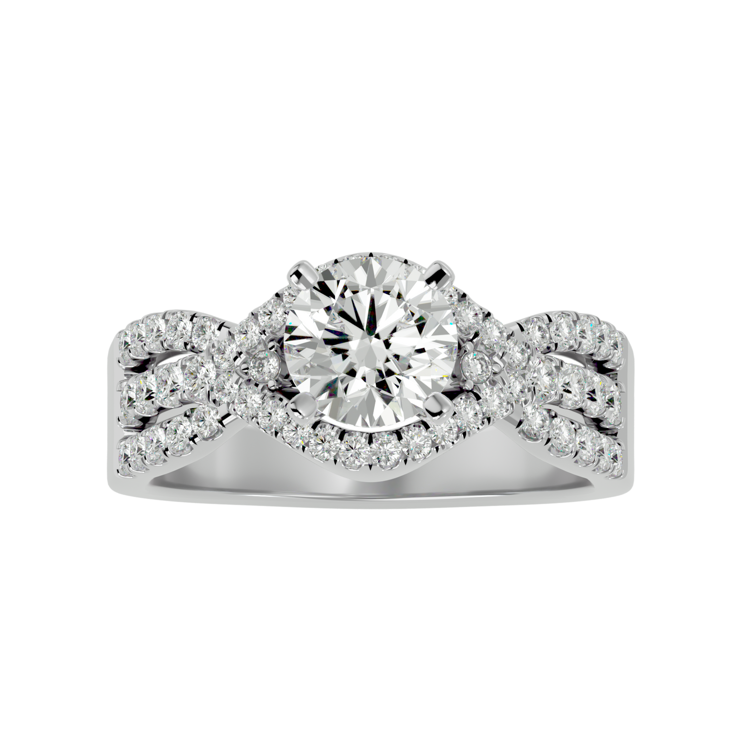 Zaria Round Solitaire Ring